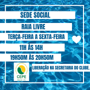 HORÁRIOS RAIA LIVRE